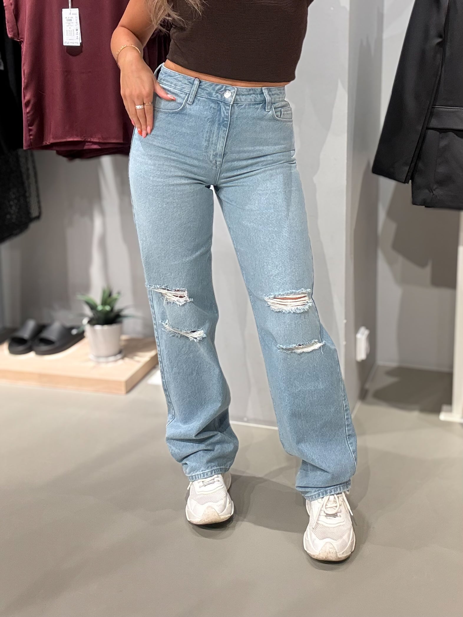 NMJANNEL Jeans - Light Blue Denim
